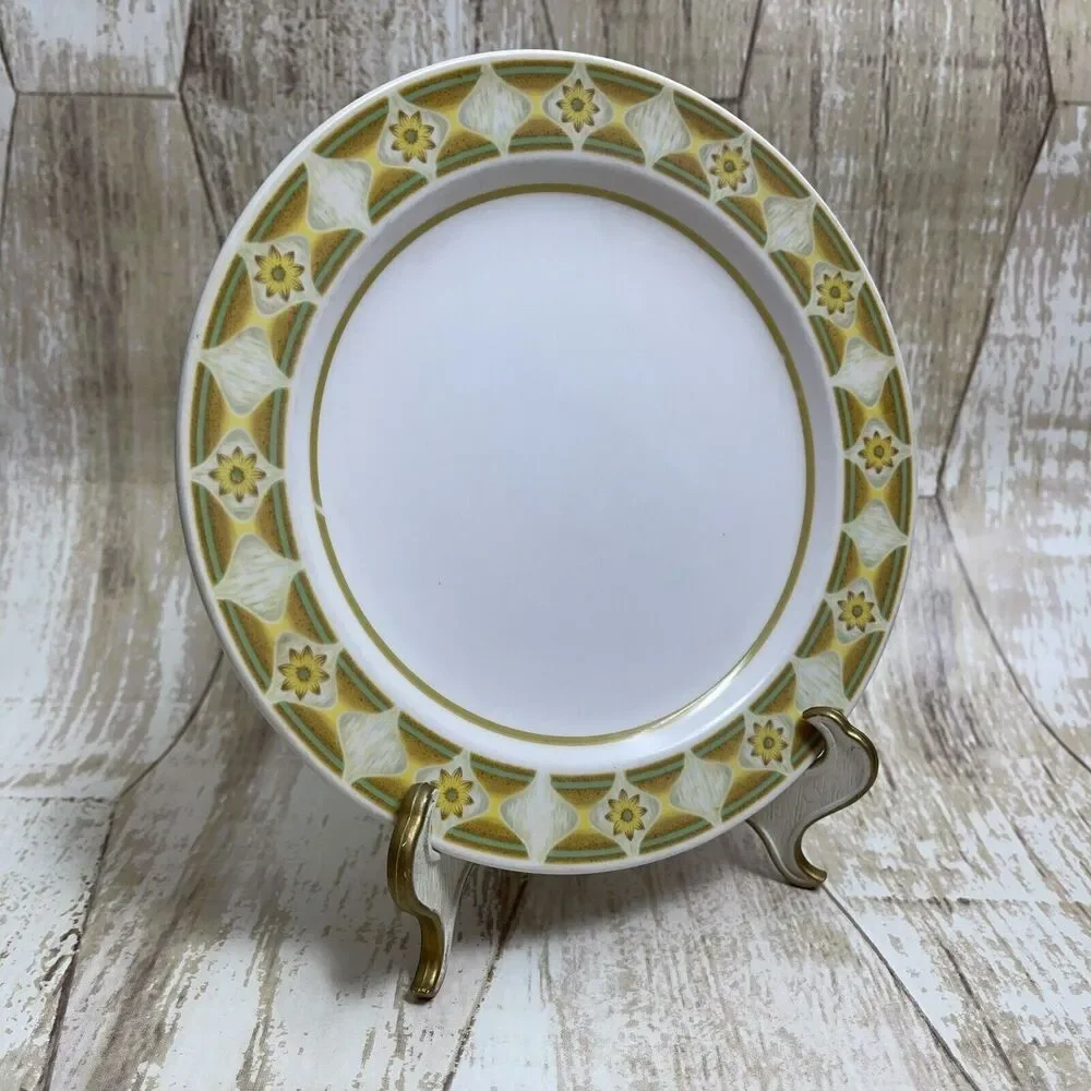 (1) Noritake‎ Bread & Butter Plate Sunglow 9042 Vintage 1970s Retro MCM